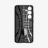 ACS07287 - Galaxy S24 Ultra Case Liquid Air in Matte Black showing the back